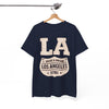 White Smoke Los Angeles Drive and Dream T-Shirt – Oversized West Coast Streetwear City Tee