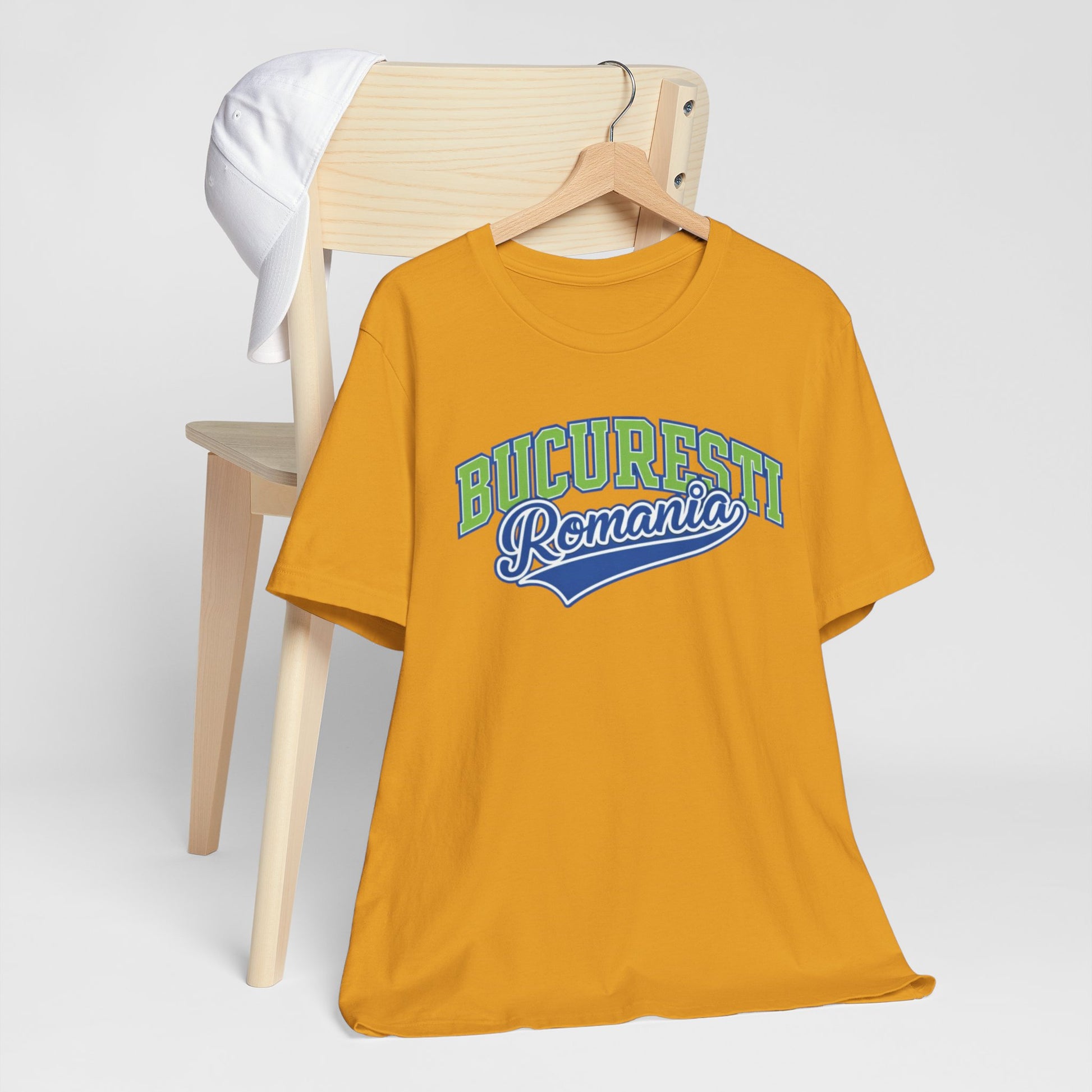 Goldenrod Tricou de baseball vintage Bucuresti Romania — Tricou Retro City