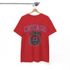 White Smoke Chicago Illinois Windy City 23 T-Shirt – Urban Basketball Streetwear Tee