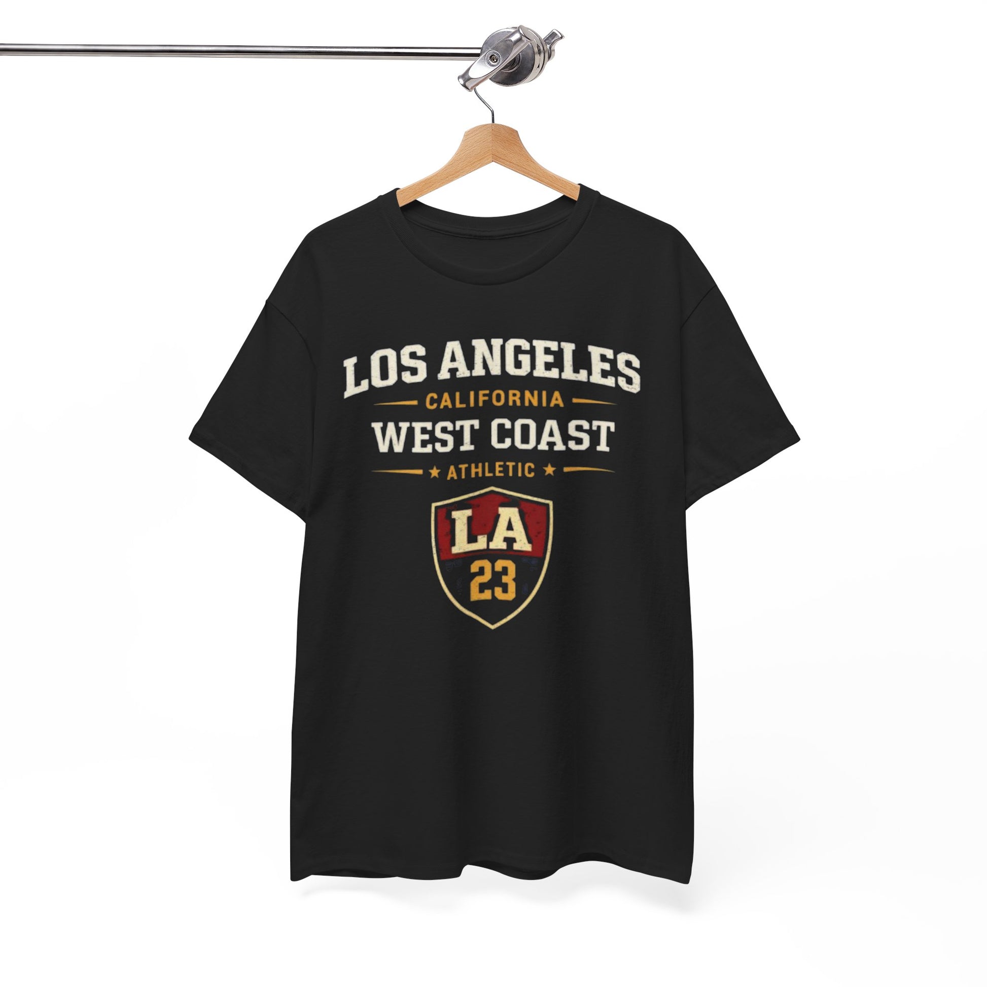 Los Angeles West Coast Athletic LA 23 T-Shirt – nfl fan apparel, casual fan outfit, image 1.0
