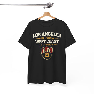 Los Angeles West Coast Athletic LA 23 T-Shirt – nfl fan apparel, casual fan outfit, image 1.0
