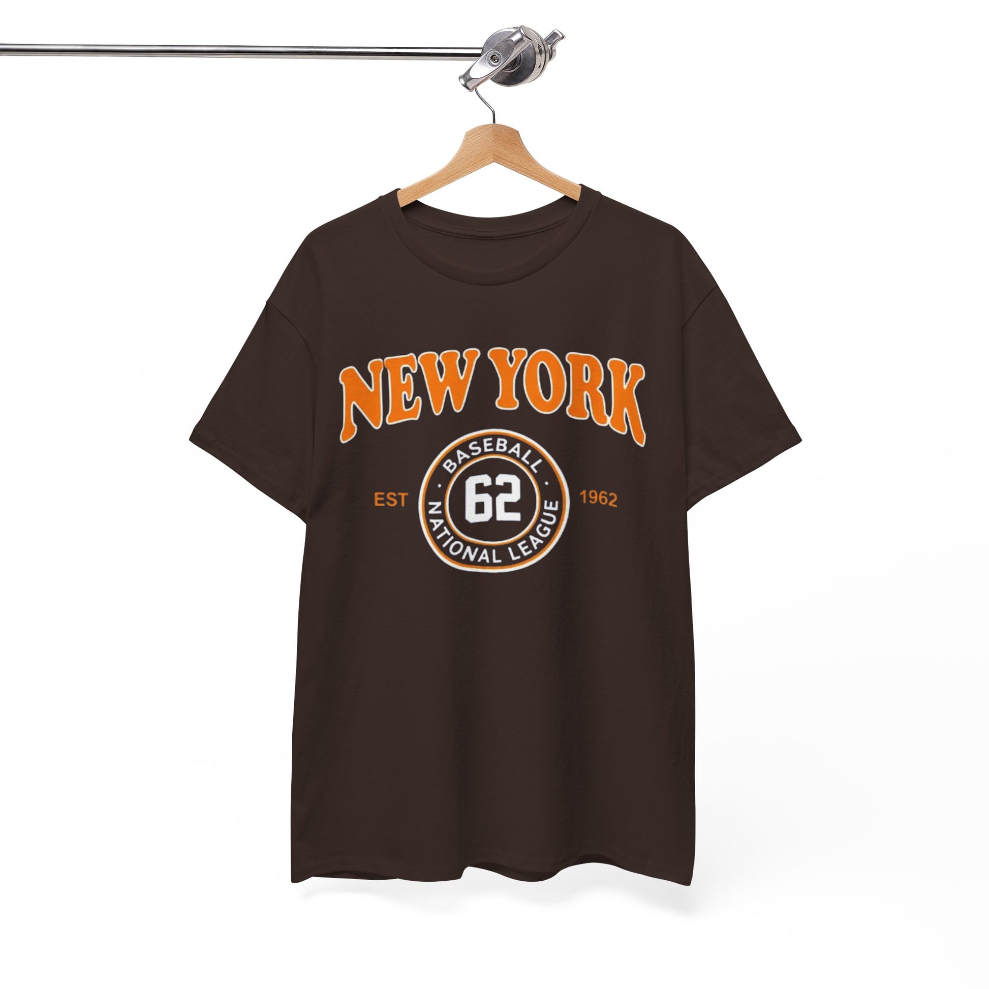White Smoke New York Baseball Tee "62" Vintage Athletic T‑Shirt