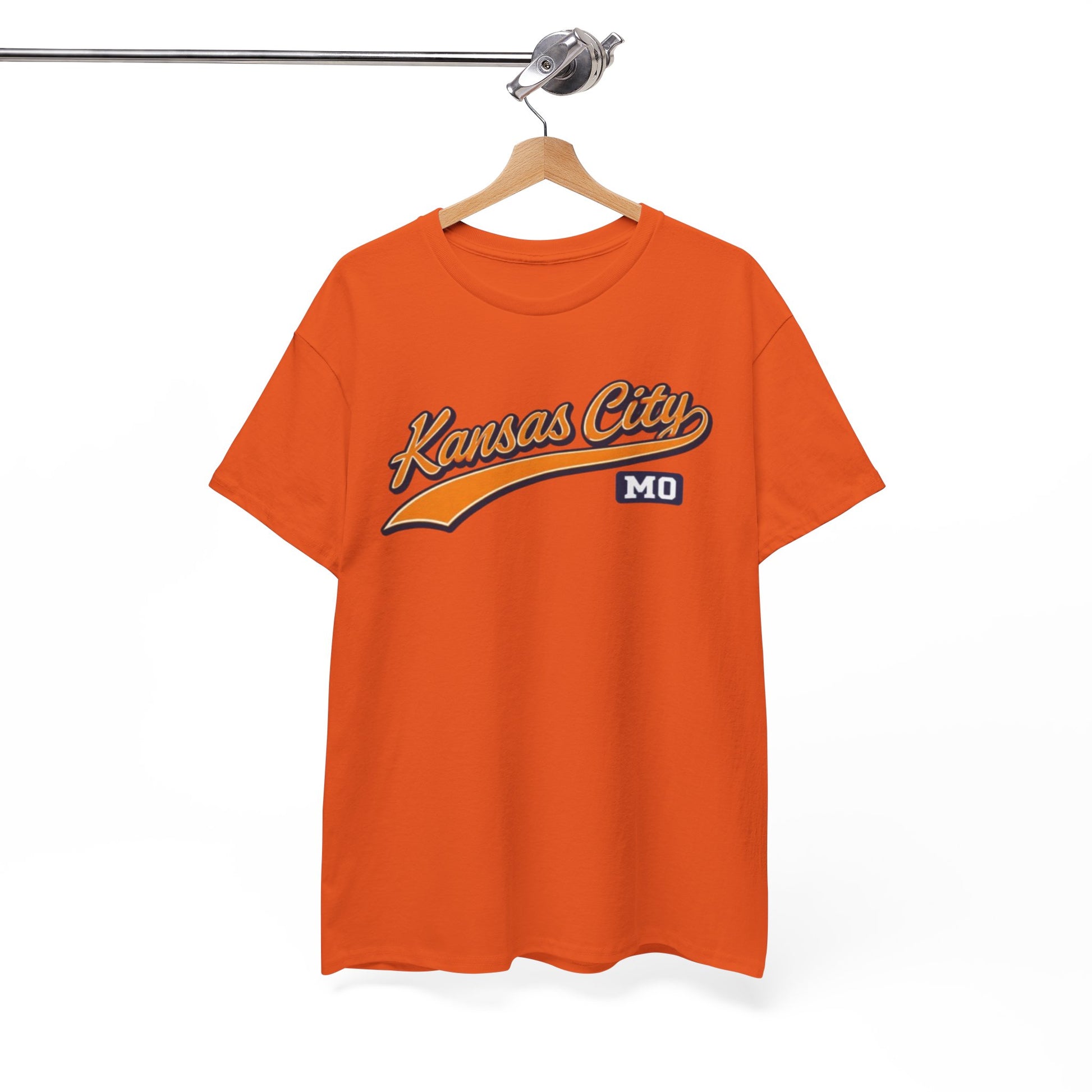 White Smoke Kansas City MO Retro Script T-Shirt - Vintage Sports Style Tee