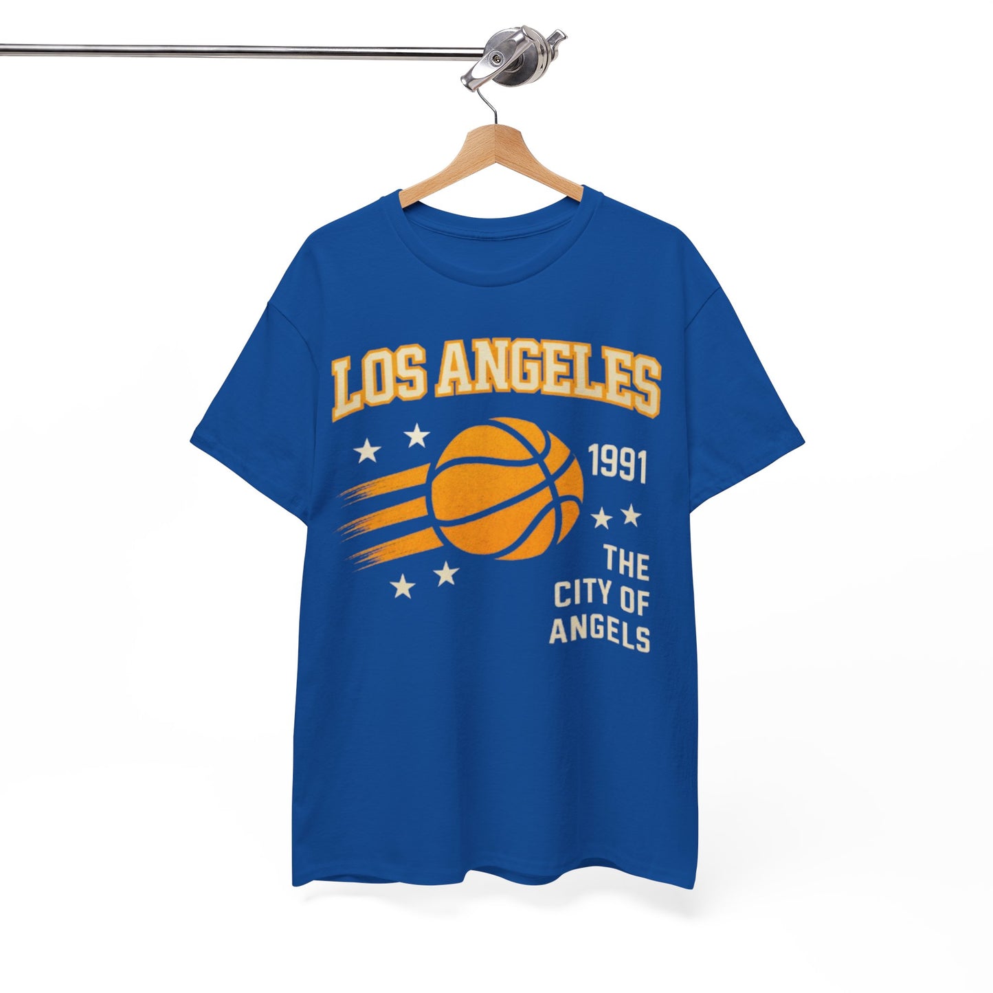 Los Angeles Basketball Tee – "The City of Angels" 1991 Vintage Basketball Shirt