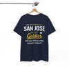 San Jose Golden State Football Tee — "Don't Mess With California" Vintage Sports T‑Shirt