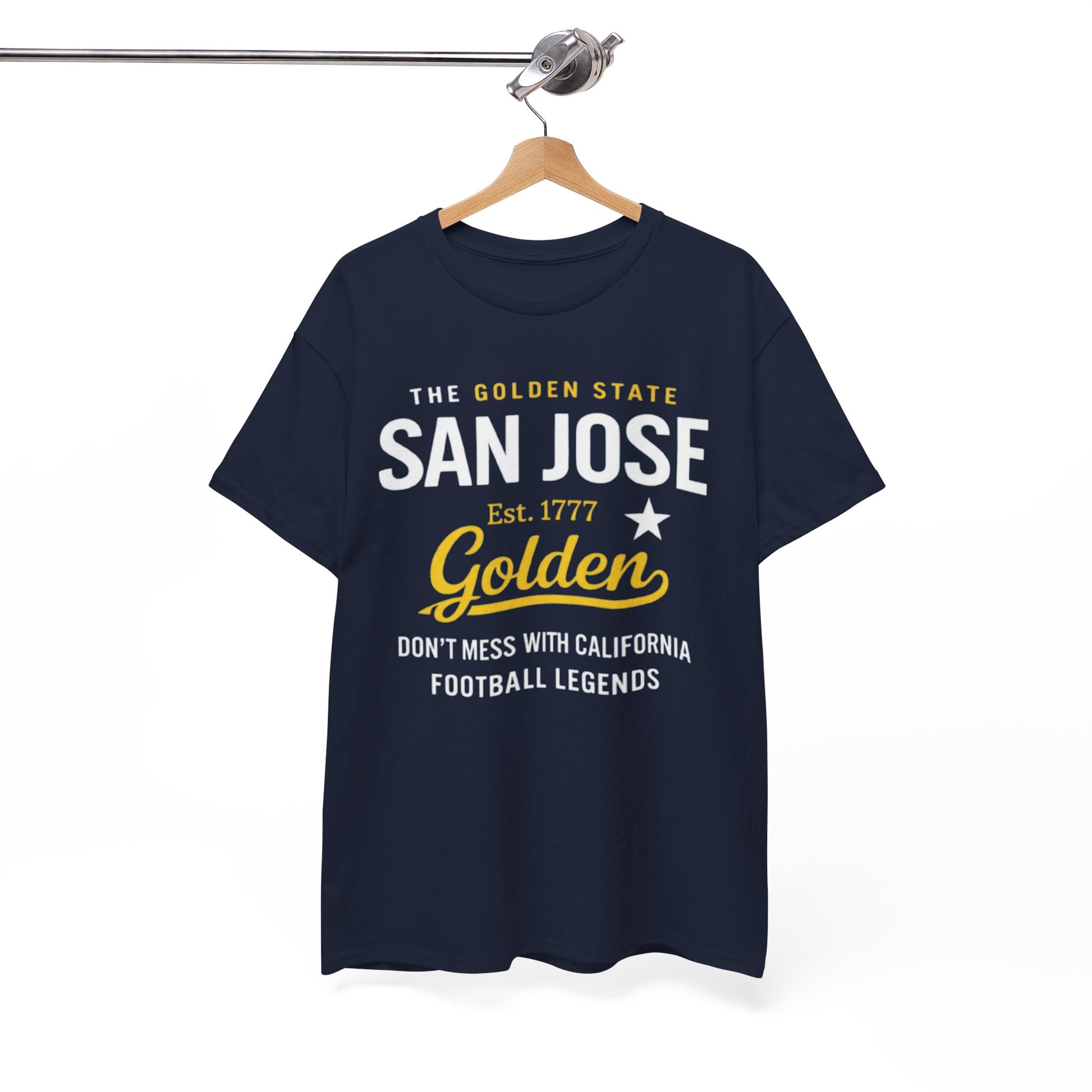 San Jose Golden State Football Tee — "Don't Mess With California" Vintage Sports T‑Shirt streetwear fashion product image 6