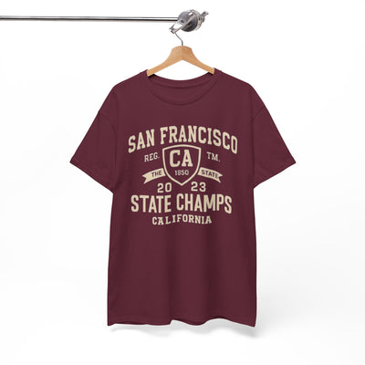 White Smoke San Francisco CA State Champs Graphic T-Shirt – California City Sports Heritage