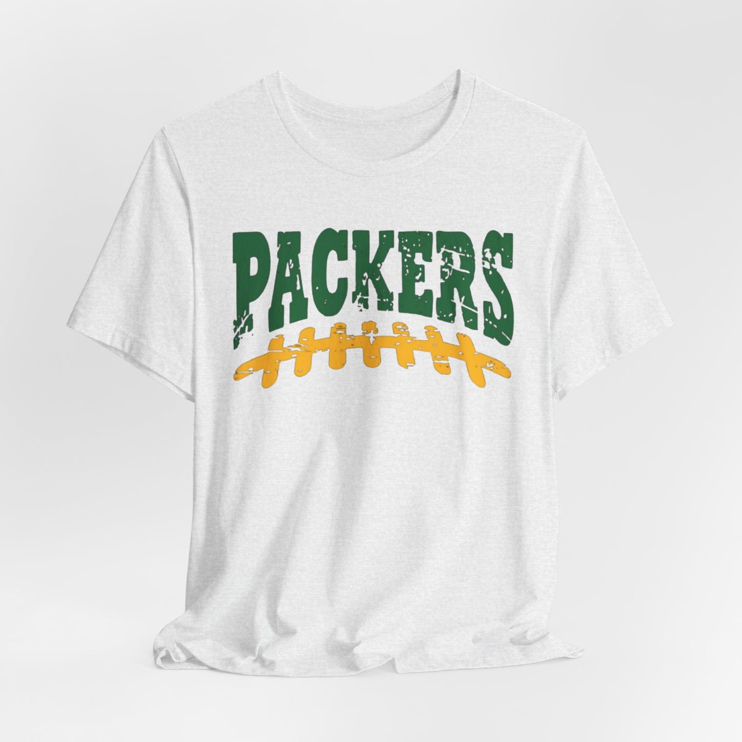 Packers Football Tee — Vintage Green & Gold Gridiron Design