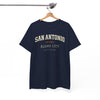 White Smoke San Antonio Texas Alamo City Tee — Vintage Collegiate Graphic T-Shirt