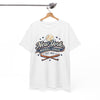 White Smoke New York Baseball League Tee — Vintage 'Est. 1903' Baseball Graphic Shirt