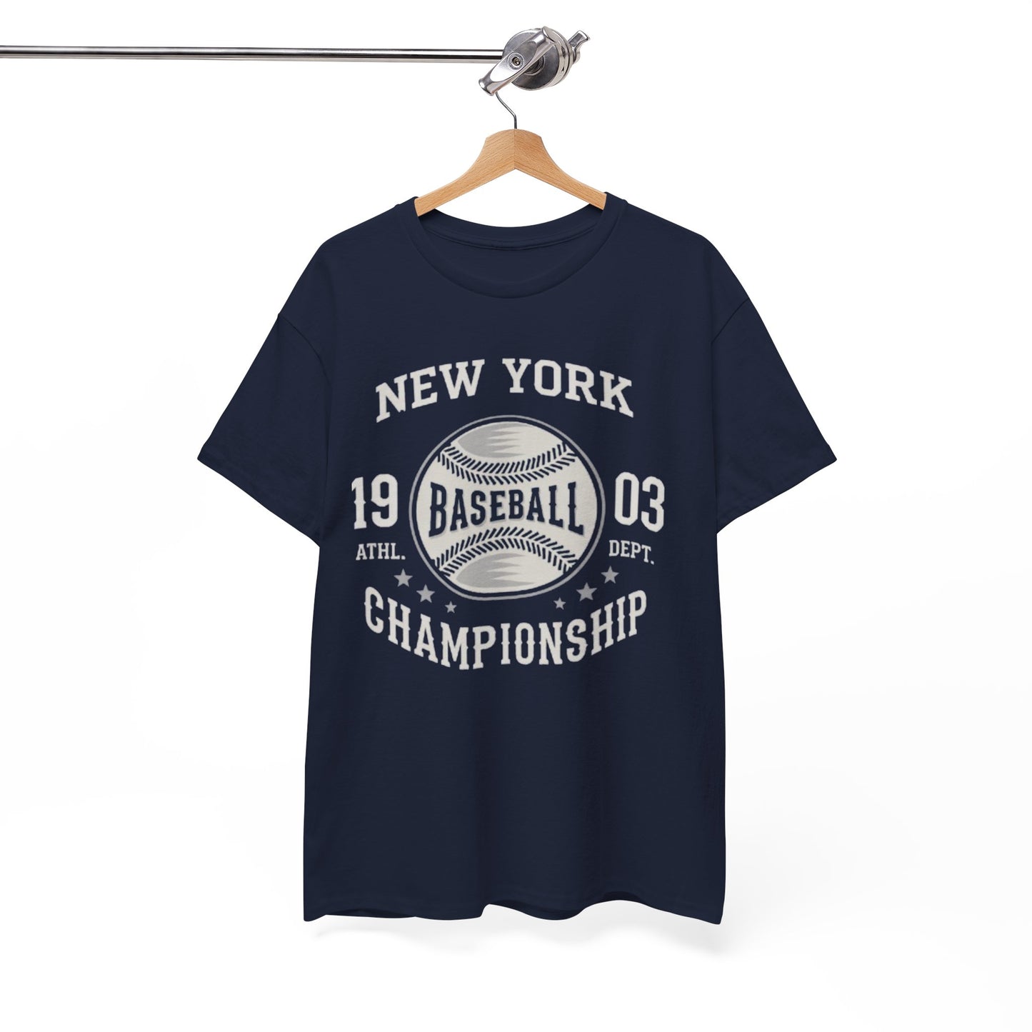Baseball Tee — New York Championship 1903 Vintage Sports Shirt