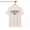 White Smoke Sacramento California Vintage Tee — Retro City College Shirt