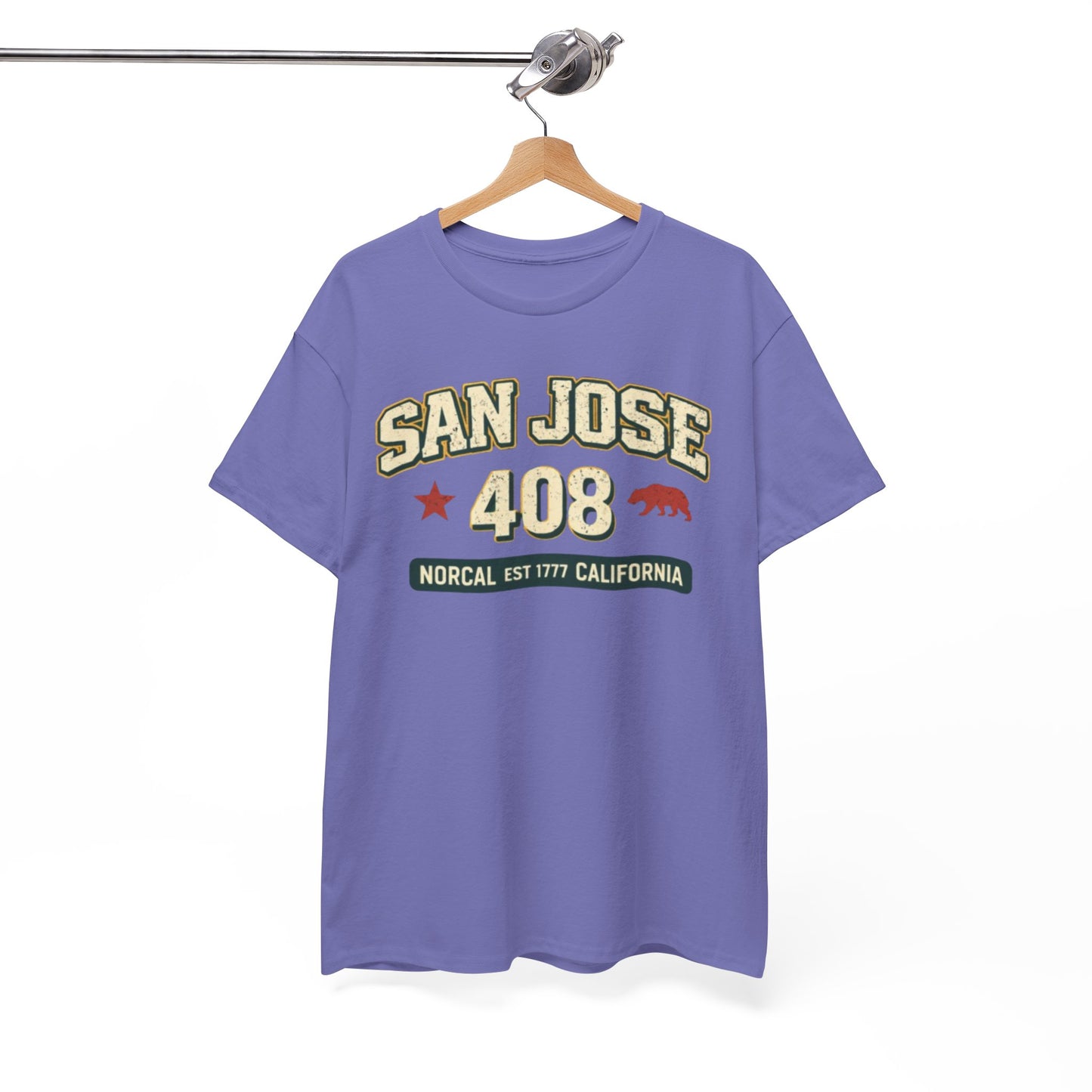 San Jose 408 T-Shirt — NorCal California Retro City Tee West Coast vintage shirt