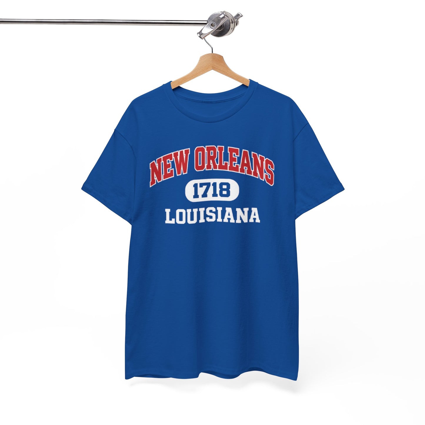 New Orleans 1718 Louisiana Tee — Vintage Collegiate City T-Shirt
