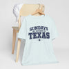Lavender Texas Football Shirt – Sundays Hit Different in Texas Dallas Game Day T Shirt