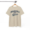 Indianapolis Shirt Vintage Script Tee Indianapolis Indiana T Shirt Retro City Shirt – nfl fan apparel, lightweight game day shirt, image 1.0