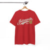 White Smoke Indianapolis 317 Shirt Vintage Script Tee Indiana T Shirt Retro City Graphic