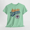 Dark Sea Green Athletic Division NY Vintage Graphic Tee collegiate style t-shirt