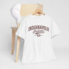 Lavender Indianapolis Indiana Vintage College Tee Retro City Graphic T Shirt Classic Midwest Shirt