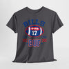 Lavender Buffalo Buf Football Tee – Retro #17  Fan Shirt