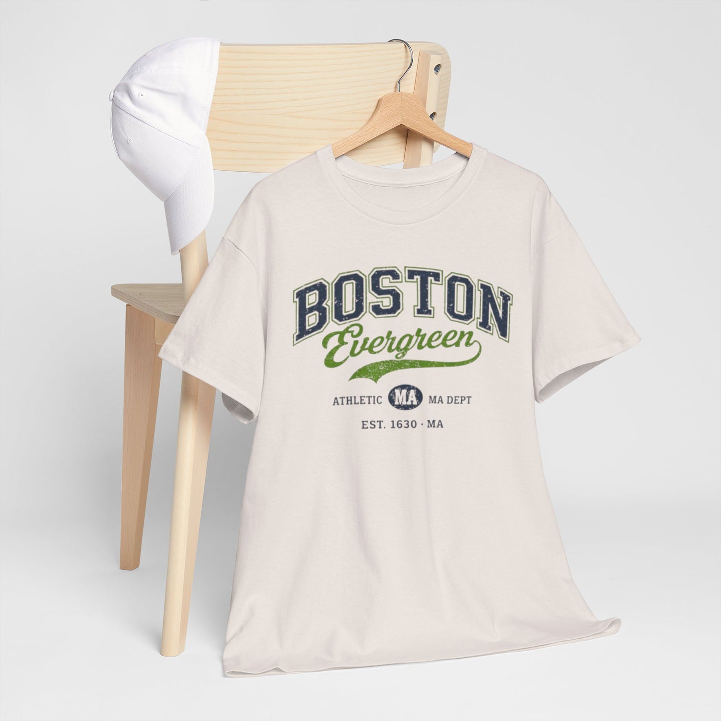 Boston Evergreen T-Shirt — Vintage Athletic City Tee