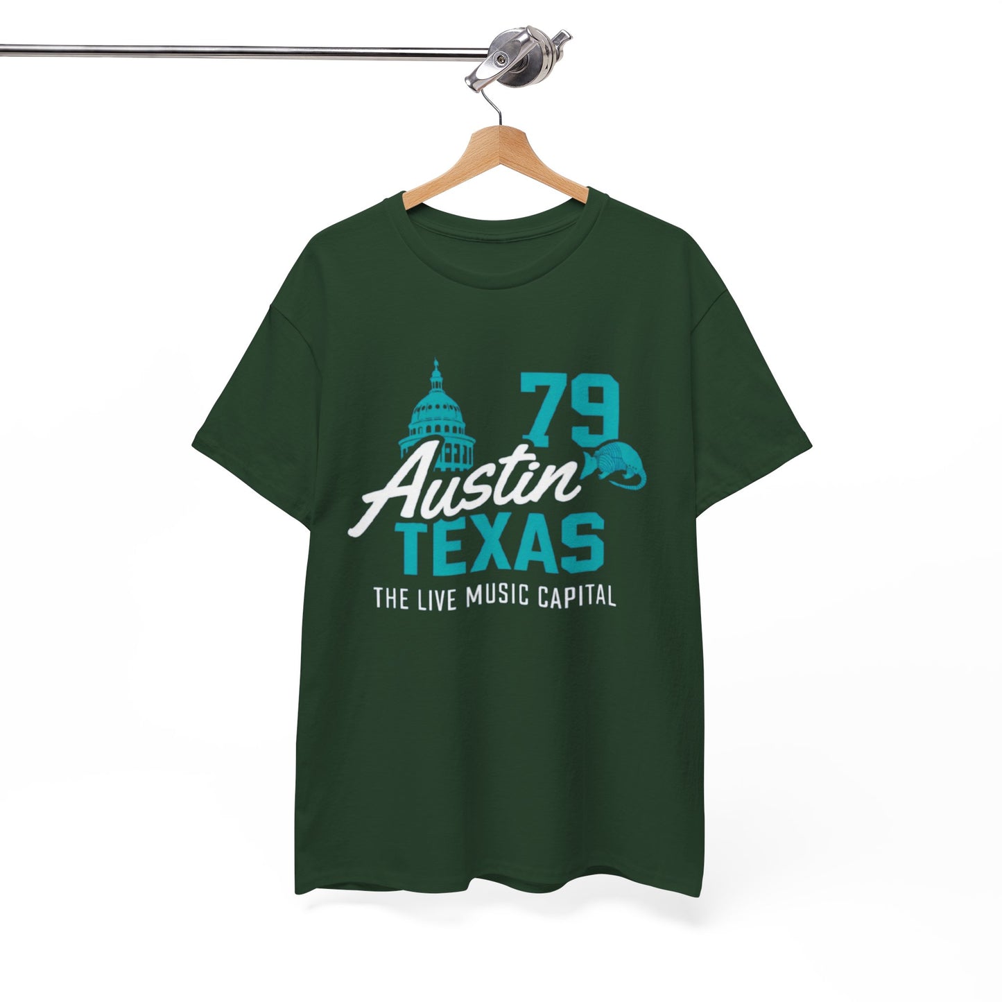 White Smoke Austin Texas Live Music Capital Graphic T-Shirt – Vintage City Streetwear Tee