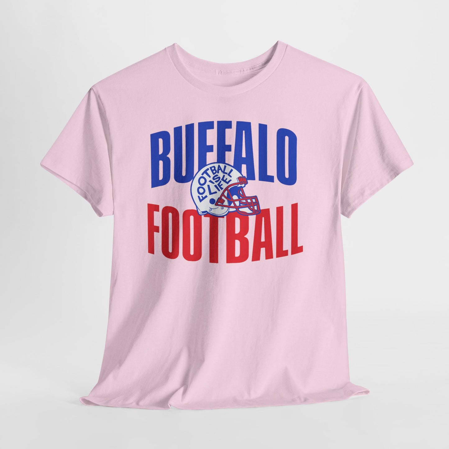 Buffalo Football T-Shirt — Retro Helmet Sports Tee