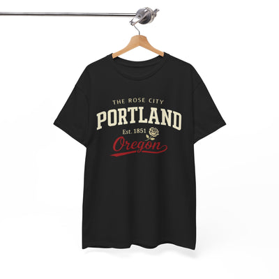 White Smoke Portland Oregon T-Shirt — The Rose City Est. 1851 Vintage Tee