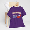 Lavender Indianapolis Circle City 317 T Shirt Vintage Indiana City Tee Retro Graphic