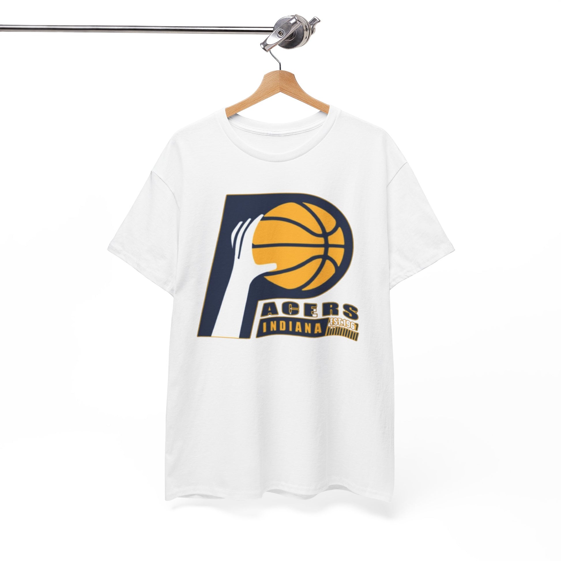Pacers Indiana Basketball  Tee — Retro Fan Shirt – breathable comfort wear, lightweight game day shirt, image 1.0