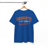 White Smoke Charlotte North Carolina Vintage Tee - "Charlotte NC Est. 1768"