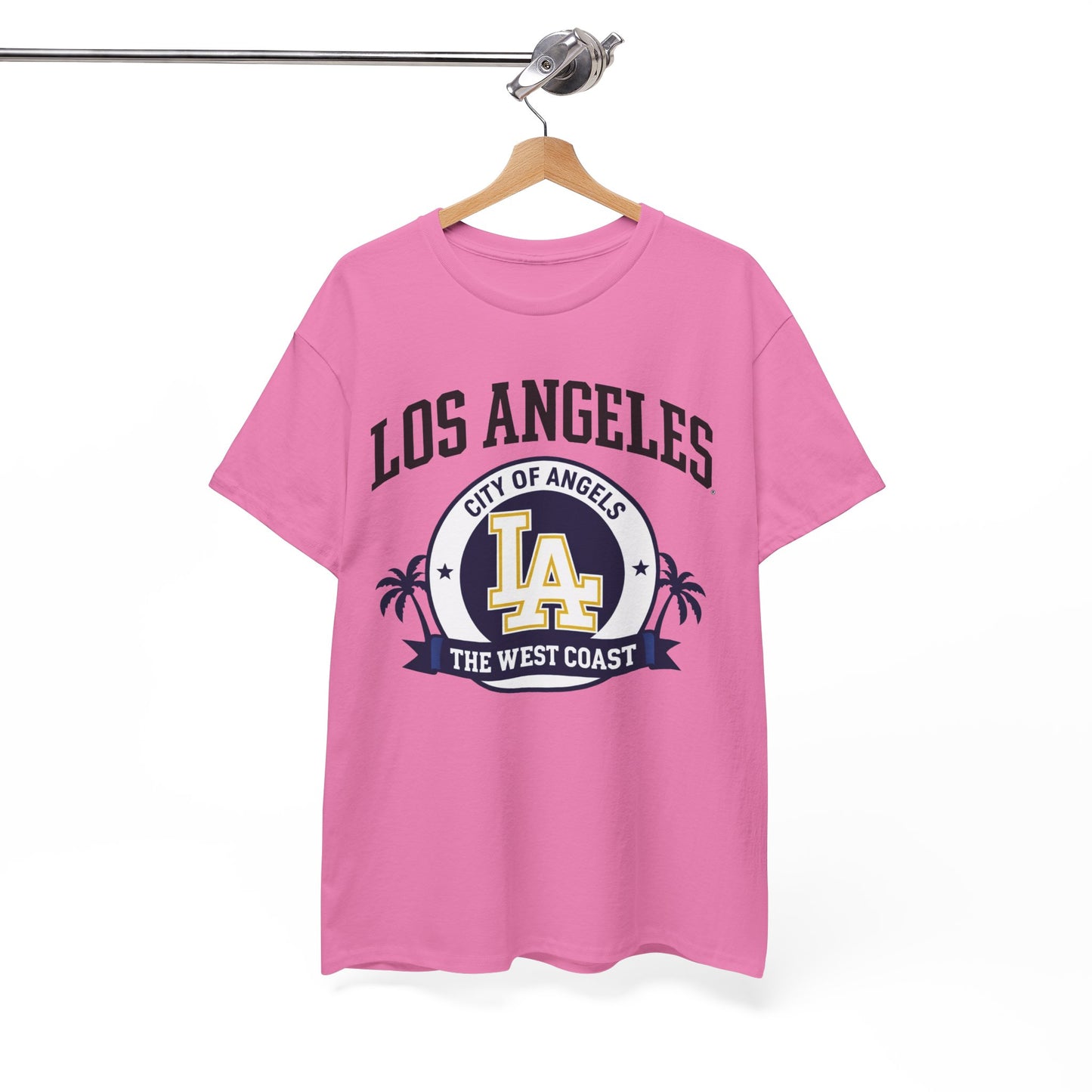 White Smoke Los Angeles City of Angels LA Graphic T-Shirt – West Coast Streetwear Tee