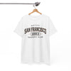 White Smoke San Francisco 1883 Baseball Club Tee — Vintage Bay City Graphic T-Shirt
