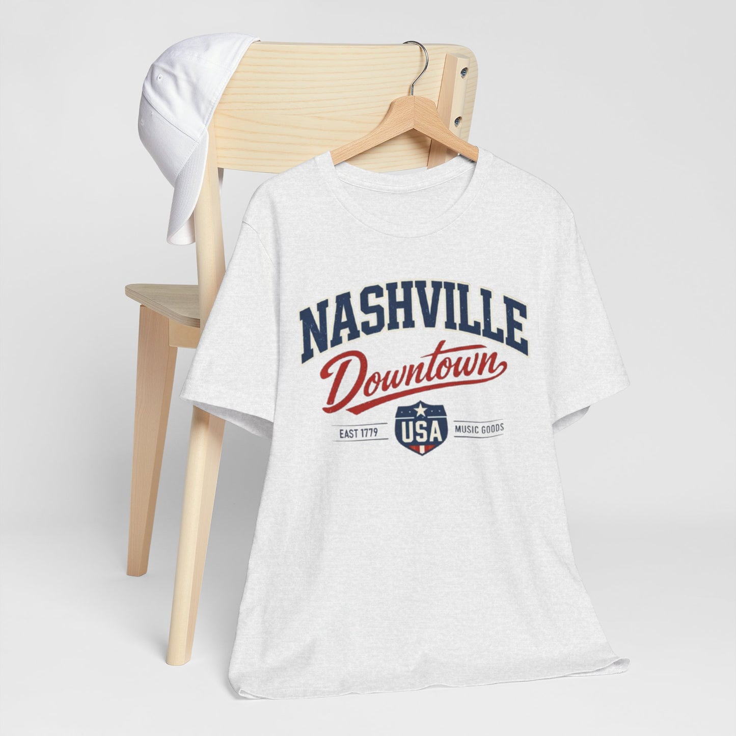 Nashville Downtown Tee — Vintage USA Music City Shirt