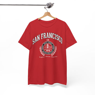 White Smoke San Francisco California Graphic T-Shirt – West Coast City Streetwear Tee