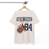 White Smoke New York Empire State '84 Graphic Tee — Vintage City Skyline T‑Shirt