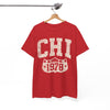 White Smoke CHI Athletic 1978 T-Shirt – Chicago Streetwear Vintage Sports Tee
