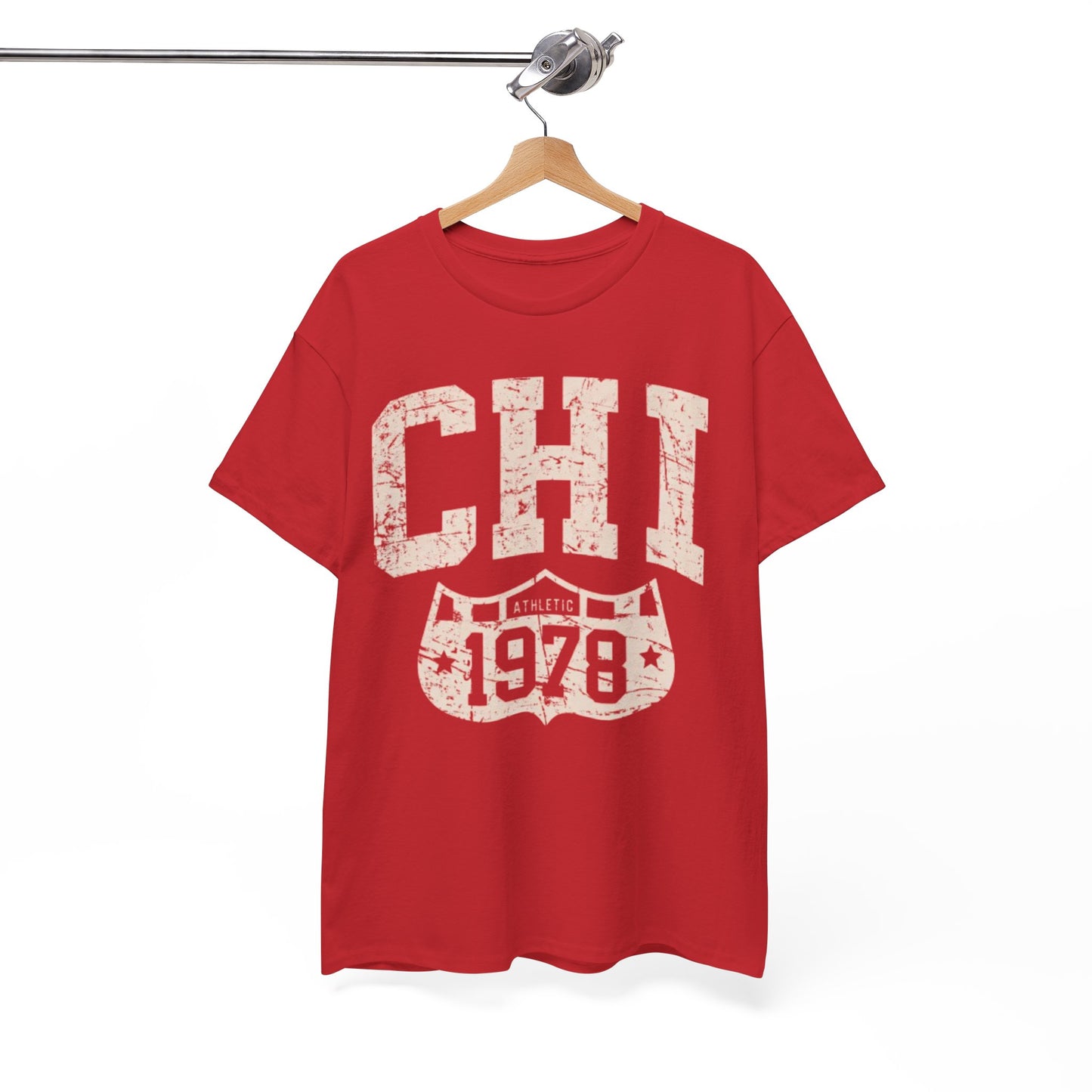 White Smoke CHI Athletic 1978 T-Shirt – Chicago Streetwear Vintage Sports Tee