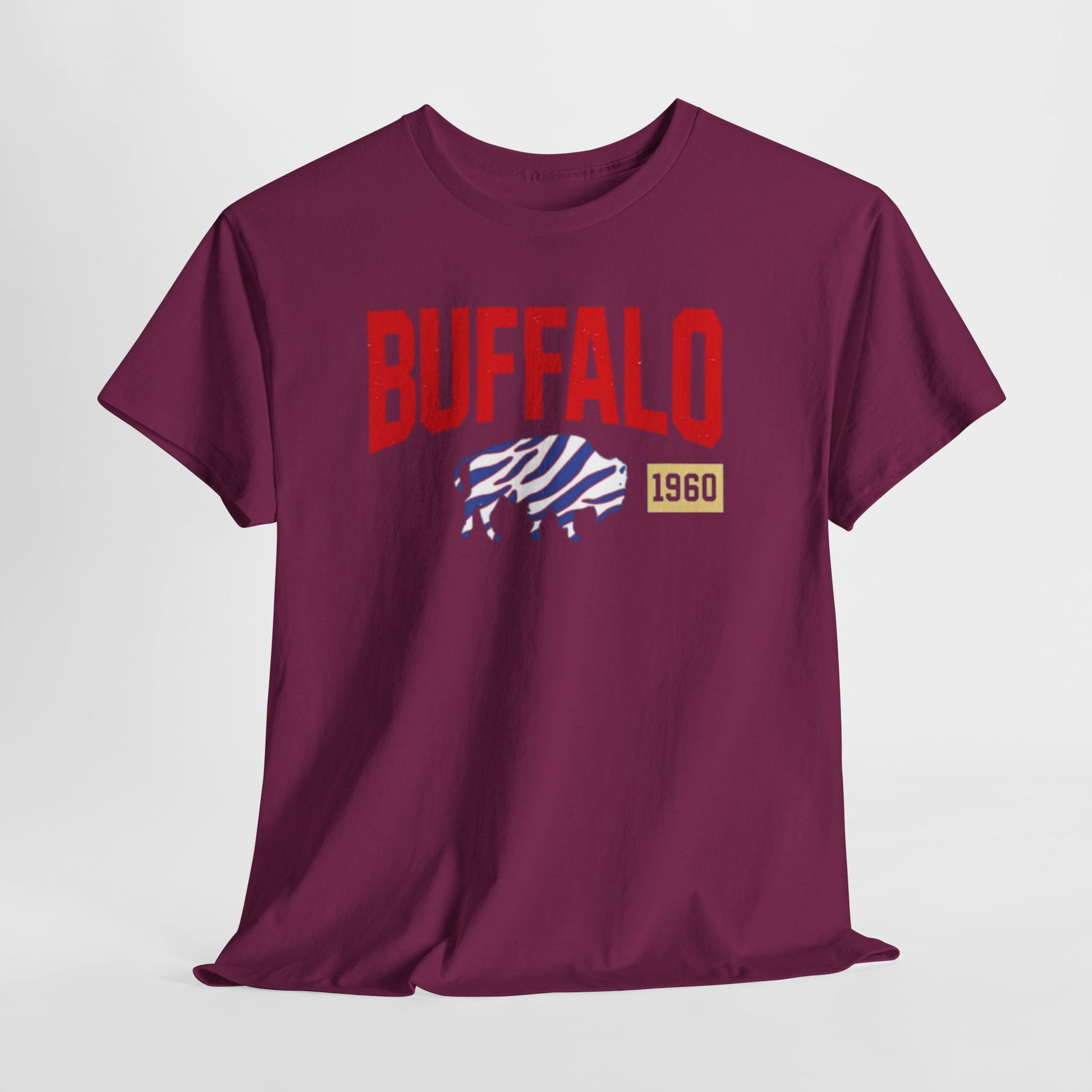 Brown Buffalo football 1960 Tee – Vintage Buffalo Bison Graphic T-Shirt