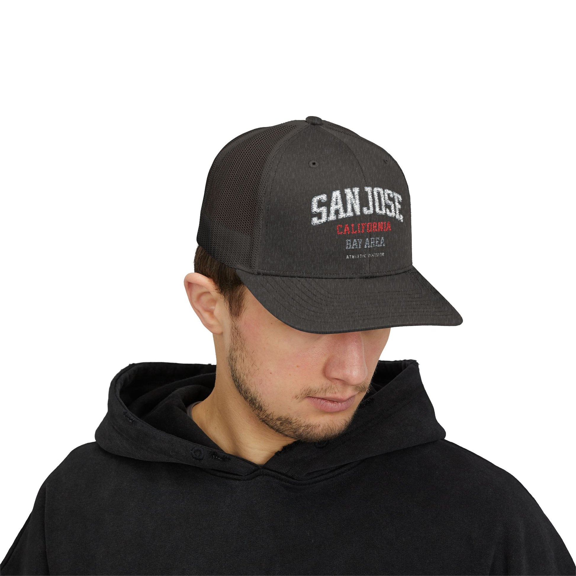 San Jose California Trucker Cap – Bay Area Snapback Hat streetwear fashion product image 25