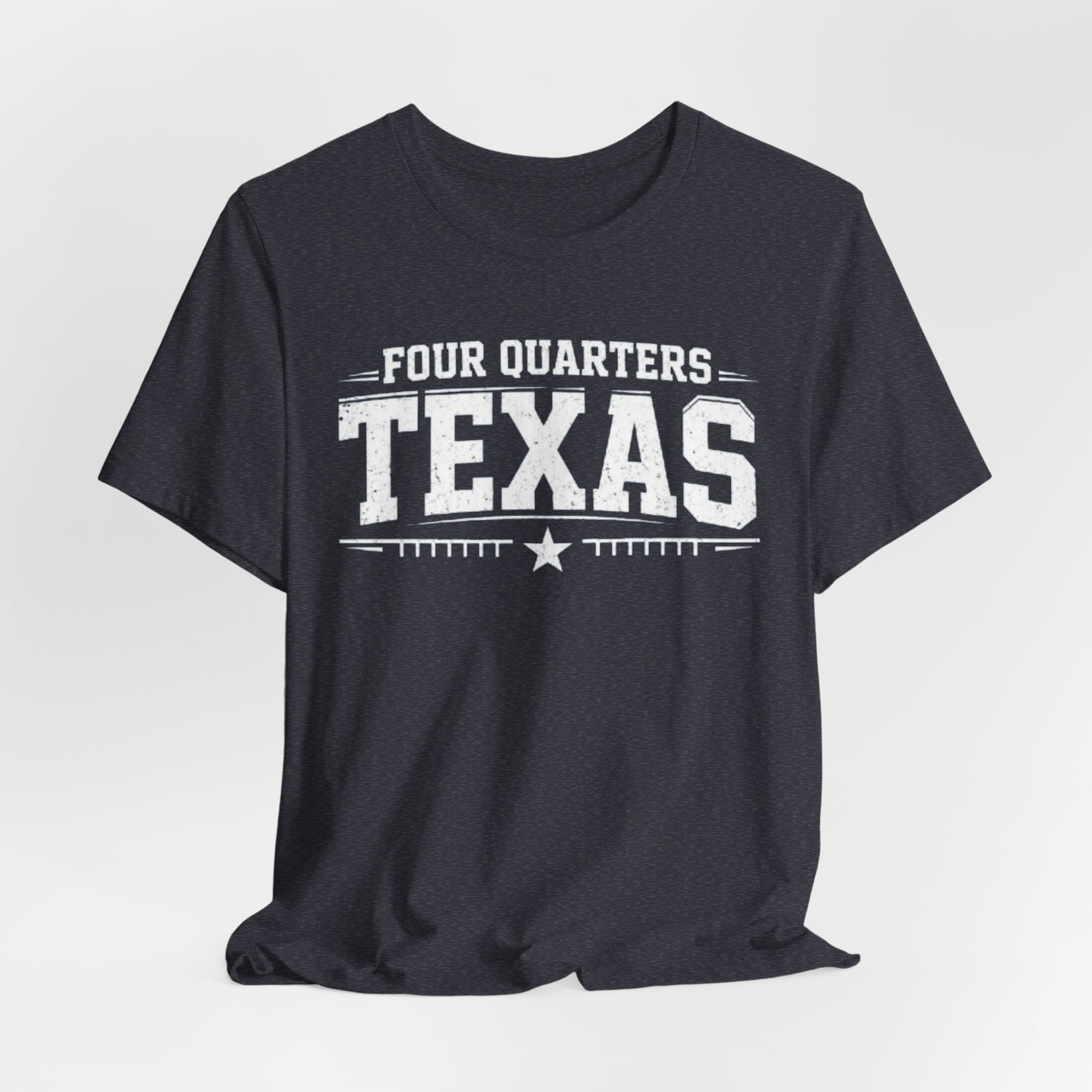 Dark Slate Gray Texas Football Shirt – Four Quarters Texas Dallas Game Day T Shirt