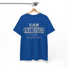 White Smoke San Francisco Golden State Heritage T-Shirt – 1848 City Streetwear Graphic Tee