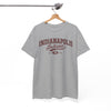 White Smoke Indianapolis Indiana Vintage College Tee Retro City Graphic T Shirt Classic Midwest Shirt