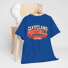 Cleveland Football Tee — Vintage Collegiate Script "Est. 1946"