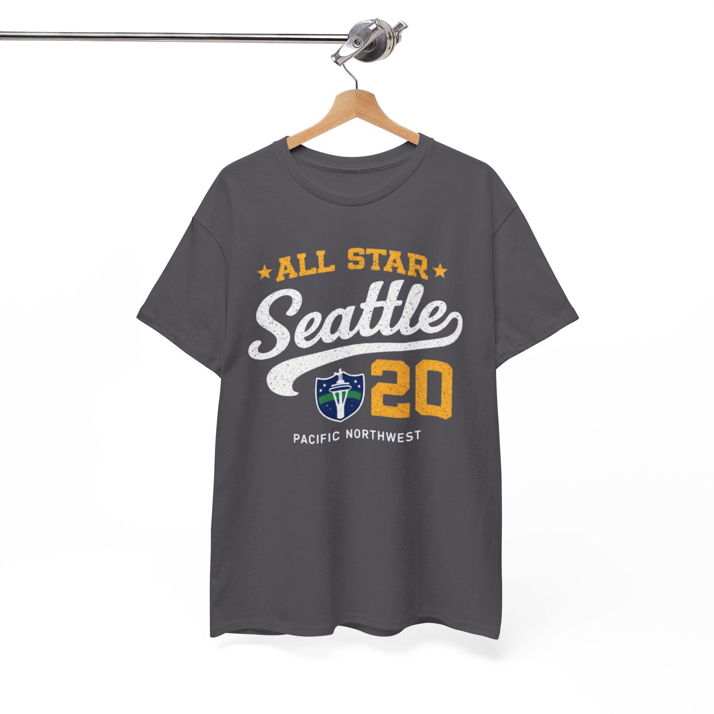 Seattle All Star 20 T‑Shirt — Pacific Northwest Vintage Sports Tee