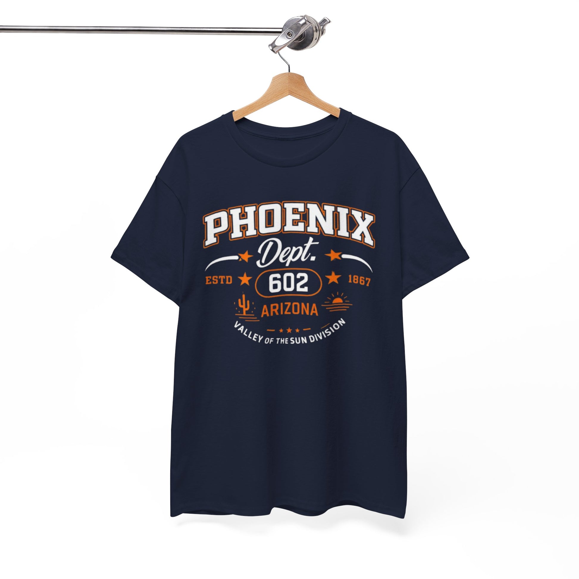 Phoenix Dept. 602 Arizona T-Shirt — Valley of the Sun Vintage Tee – game day outfit, football shirt, image 1.0