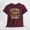 Dark Slate Gray Original 1901 Buffalo T-Shirt — The City of Light, New York Tee