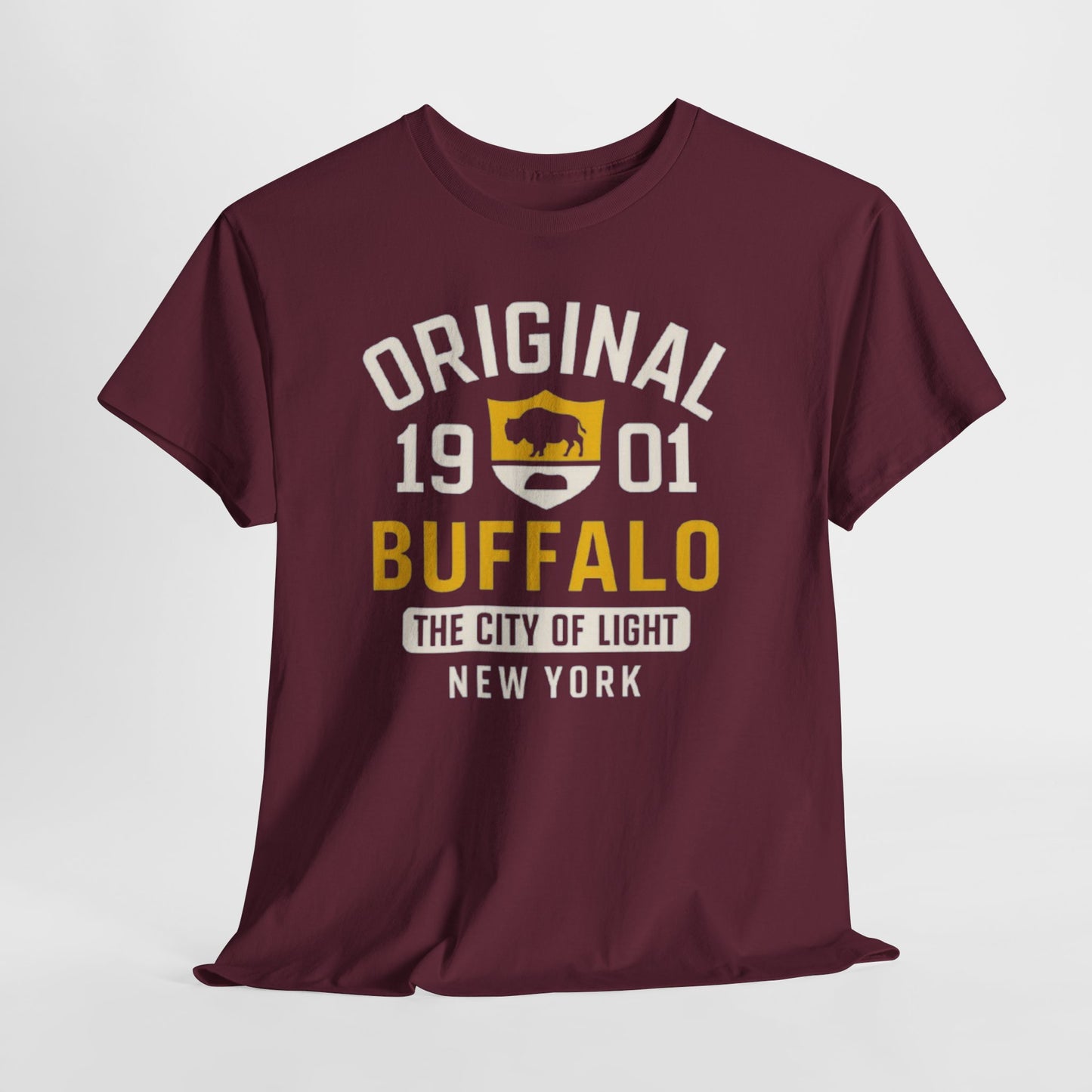 Original 1901 Buffalo T-Shirt — The City of Light, New York Tee