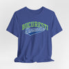 Dark Slate Blue Tricou de baseball vintage Bucuresti Romania — Tricou Retro City