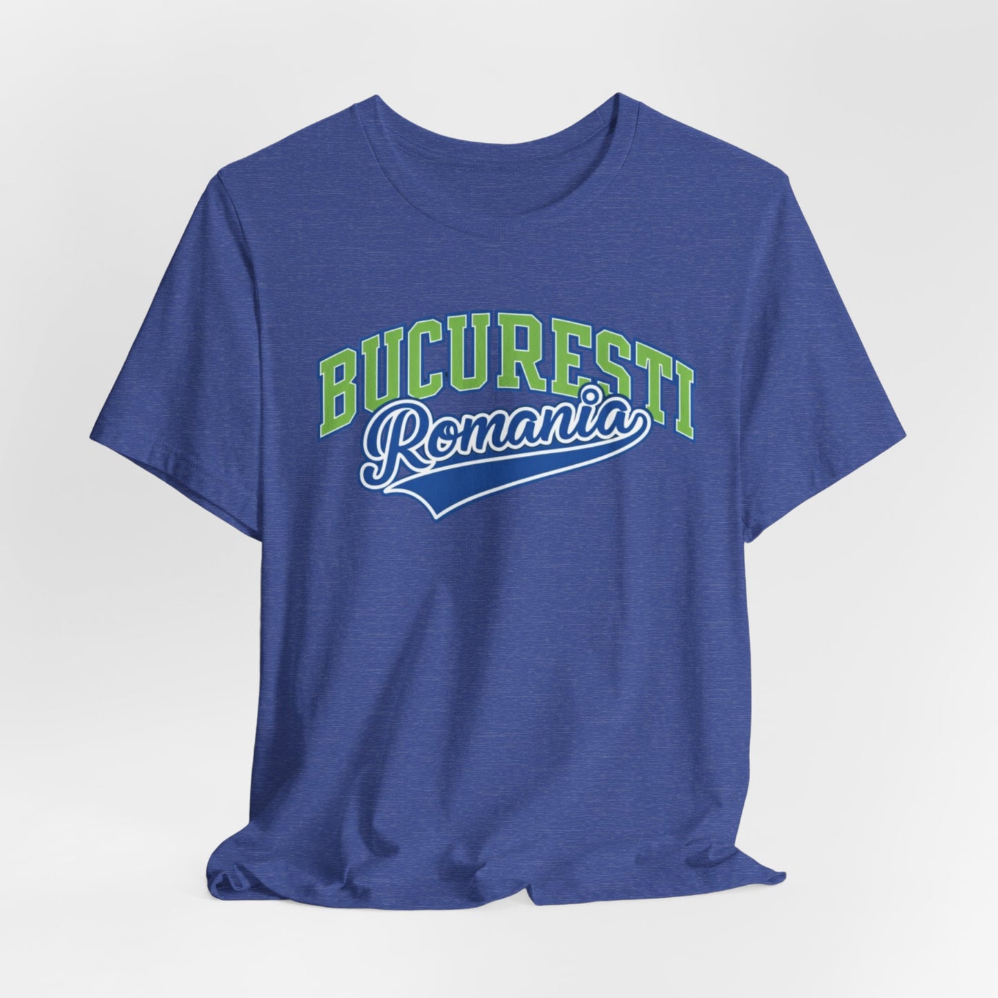 Dark Slate Blue Tricou de baseball vintage Bucuresti Romania — Tricou Retro City